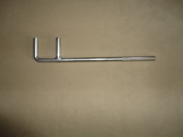 Stainless steel F wrench F-type valve wrench Two-claw valve hook Stainless steel wrench special for power plants
