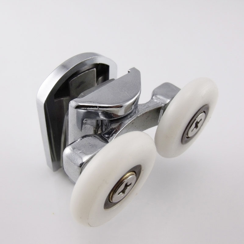 Alloy Swing Wheel Pulley Shower Room Bath Screen Accessories Repair Enhanced Double Wheel Zinc Alloy