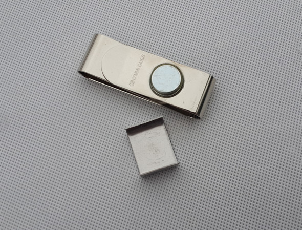 Hongchang Billiard supplies Stainless steel iron sheet Clever powder clip Clever chalk Clever powder set