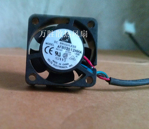 Originally installed Taida 2510 12V 0 12V 12A AFB02512HHA Cooling fan