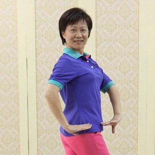 Authentic Praise Dance Exercise Clothing, Dance Workout Clothes, Short-Sleeved Tops, Women's Summer T-Shirts, Moisture-Wicking and Breathable