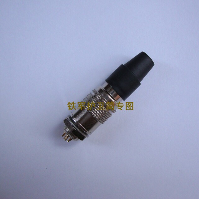 微型推拉自锁式连接器1号小号7针芯工业相机触发线插头推拉连接器