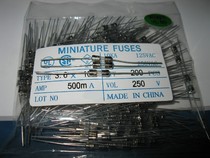 Glass fuse tube double cap lead slow break 250V UL CSA Environmental Protection 3 6 * 10mm (full series)