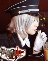 Ten nights TN-Silver and white Anti-warping hair show AKIRA Shiiyoi zero Arian cos wig