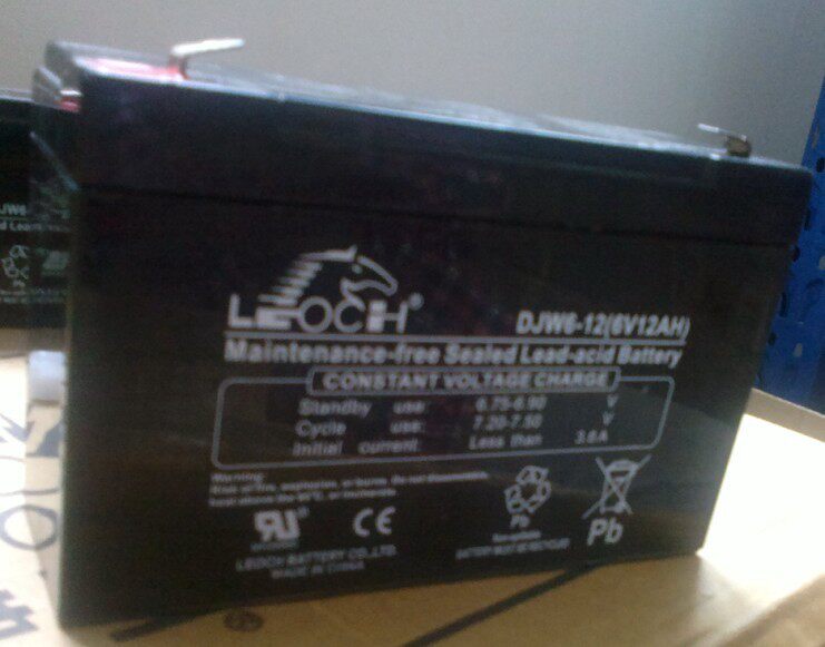 Super capacity Leoch 6V12AH stroller battery Toy car moto2 DJW6-12 children's electric car battery