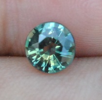 Fine natural sapphire naked stone good fire color ring surface lj1719 special price