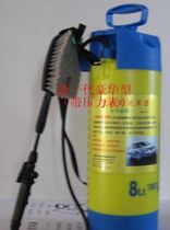 New luxury type portable car washer self-service washing machine water gun with pressure gauge rubber water pipe reinforced