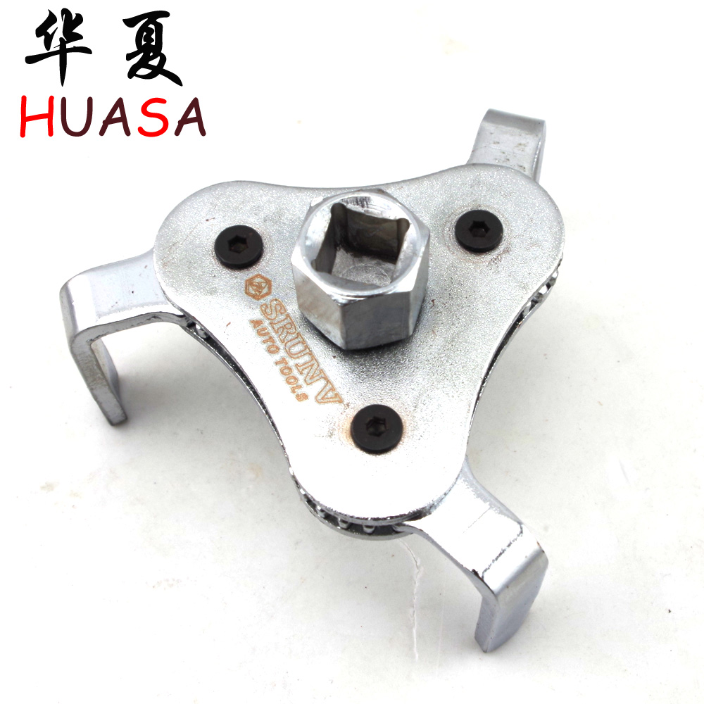 Auto protection tool oil filter wrench three-jaw oil filter wrench 50-100mm auto repair special discount promotion