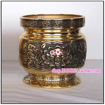 Taiwan fine copper incense incense incense Buddha furnace Incense net furnace * Taiwan inch 5 inch 5 pure copper double lotus furnace