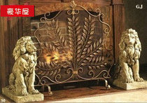Eurostyle Iron Art Fireplace Racks Fashion Guard Rail Network Modern Minima Screen Fireplace Cover Special to do
