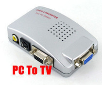 Video Converter Computer VGA turn TV AV PC turned TV computer turned TV converter