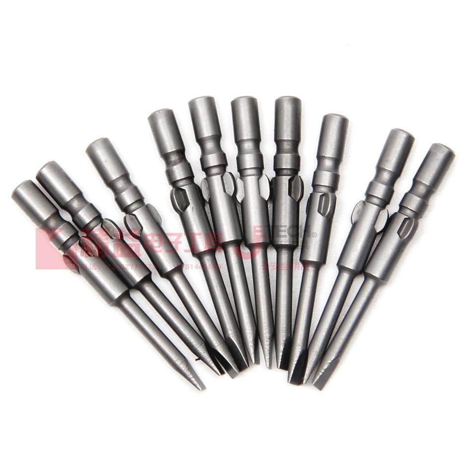 4*40*2 5 One-word electric batch head s2 alloy steel electric batch nozzle Batch head One-word electric batch nozzle 4mm electric batch head