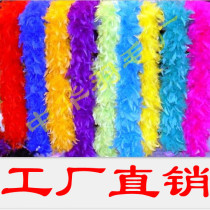 Large feather strips popular films cartoon bouquet packaging materials feather strips wedding decoration DIY turkey feather strips