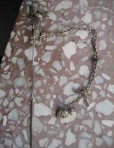 Old silver carving old paste with silver cow chain like Li Buffalos hair