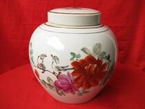 The Cultural Revolution Porcelain Zhejiang Shoxing Porcelain Factory Out of the Hundred Flowers Greet Spring Big Porridge Pot Ancient Play Collection