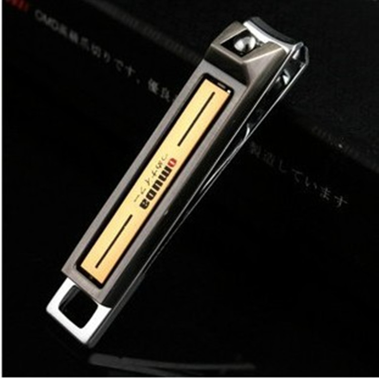 Omeida nail clipper nail clippers gray nail pedicure knife thick nail stainless steel portable adult single