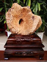 Coconut tree root Lucky treasure Wooden Yushu fossil ornaments Lucky Feng Shui Zen 91605#Shan Xiqi Gallery