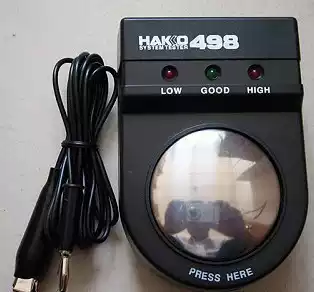White light 498 tester wrist guard tester HAKKO498 electrostatic ring tester