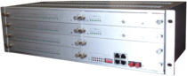 PCM integrated voice multiplexing equipment: 4E1 2 * ETH 2*232 120-way telephone optical transceiver (pair)