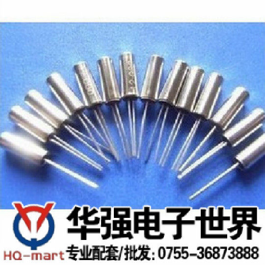 32768K Hz 32 768K crystalline load capacitor 6PF 3 * 8 cylindrical crystal oscillator quartz crystal