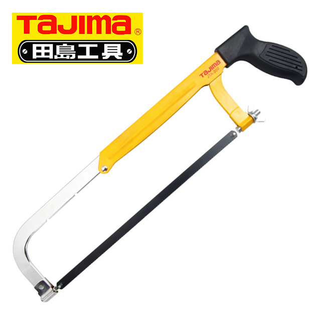 tajima tian island tool steel saw bow chainsaw bow hand saw anti slip with plastic handle adjustable steel saw frame