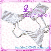 Xuất khẩu Hàn Quốc điều chỉnh garter trắng đầy đủ không có dấu vết T quần thong eo thấp có thể được trang bị vớ 38 nhân dân tệ dây nịt đùi