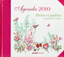 French cross stitch embroidery DMC Agenda 2010 BRANDNEW 2010 cross stitch 53p