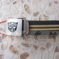 Transformers Boss khóa huấn luyện đặc biệt kim loại khóa vải đai dây thắt lưng nữ