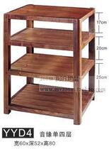 Jazz rack sound edge single 4-layer sound edge single four-layer cabinet solid wood equipment frame amplifier