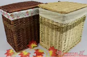 Không đan dây tre đan wicker lưu trữ hộp nhà hoàn thiện dụng cụ lưu trữ hộp bẩn quần áo giỏ giỏ