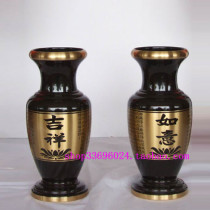 Polyfoge Buddha's original copperware in Taiwan *8-inch 5 Ruyi copper vase A-grade positive copper 25cm high