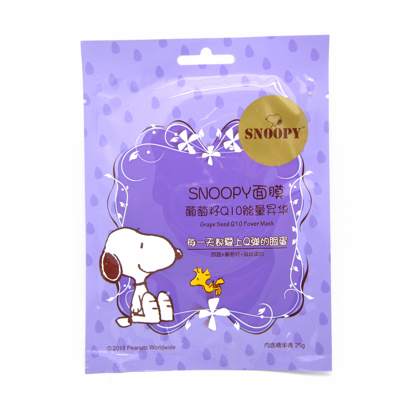 snoopy葡萄籽Q10能量昇华面膜 25g 面贴膜