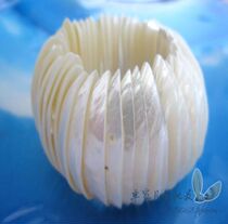 ★Natural Sea Snail Shells Widening Luminous Shells Bracelet Sea Snail Fashion Bracelet Width 4 cm