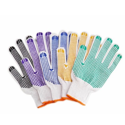 Multi-color plastic dot beads gloves labor insurance gloves wear-resistant dispensing gloves non-slip gloves rubber gloves wholesale