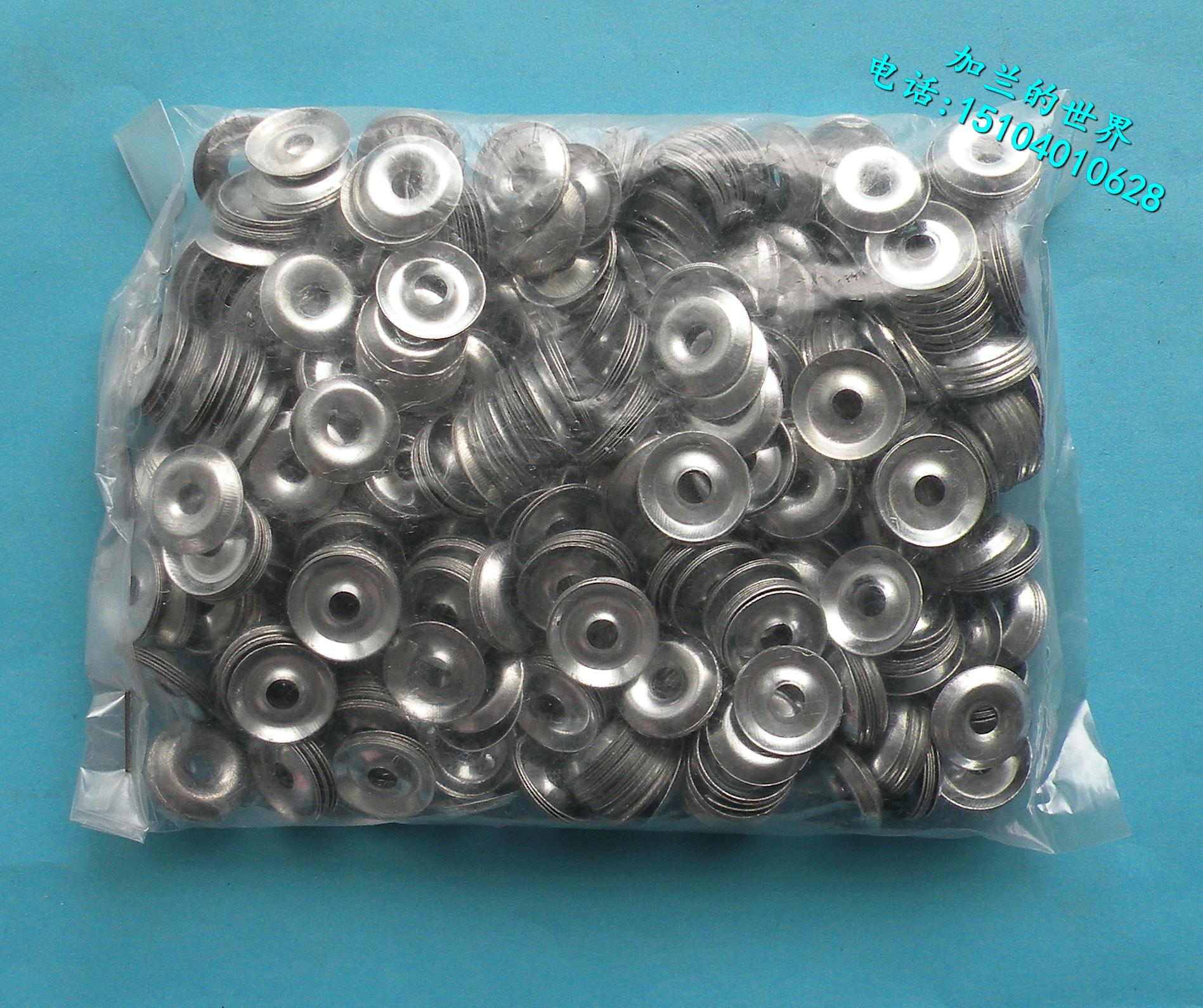 Fish eye cushion inner diameter Phi 4 Phi 5 and Phi 6 m m fastening cushion middle up drum type 1Kg mounted drum core galvanized iron gasket