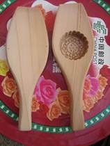 Exquisite handmade Northern woodcut DIY mooncake mold cake handle cake printed moon cake printed with vent eight-head pattern