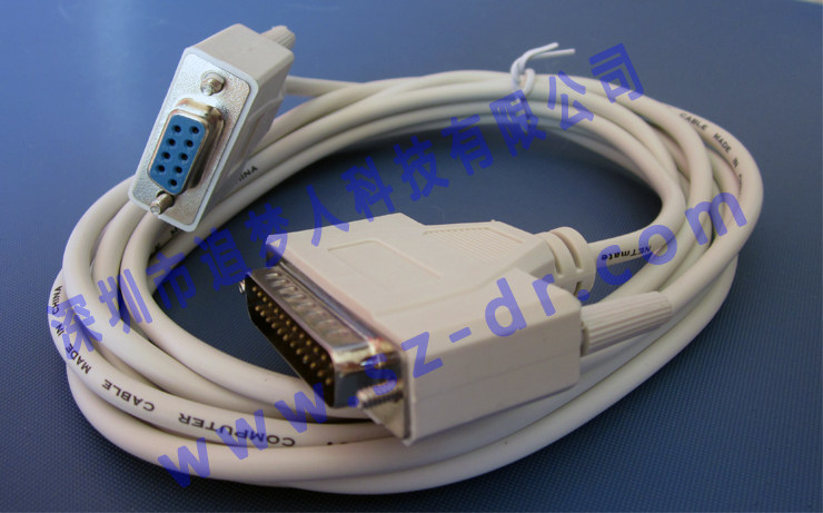 Piccard data line) Piccard precision typewriter accessories) serial port data line (9 holes 25 pin) 3 m long