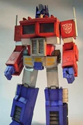 Mô hình giấy thủ công 3D DIY Transformers Auto Optimus Prime phiên bản 45CM với mô tả giấy