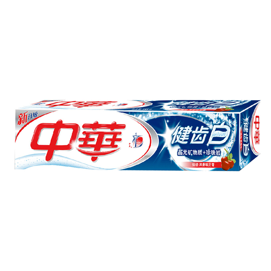 明星产品中华健齿白牙膏155克(炫动水果味)美白牙齿