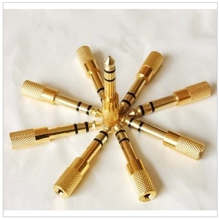 Peur Professional Musical Instrument Accessories * Professional audio transfer connector 3 5-6 5MM small turn big headphone conversion joint