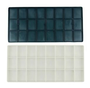 24-grid rubber soft-cover color box paint box color palette color plate anti-color leakage powder box art supplies