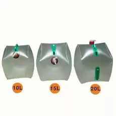 Folding telescopic outdoor bucket car family portable pE disaster prevention supplies kettle travel side portable belt emergency use