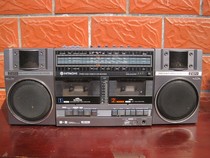 Used imported Japanese recorder Hitachi TRK-W55E Dual card recorder radio