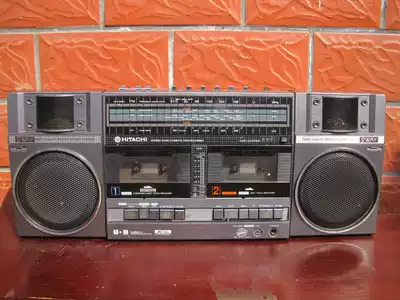 Second-hand imported Japanese recorder Hitachi TRK-W55E dual card recorder Radio