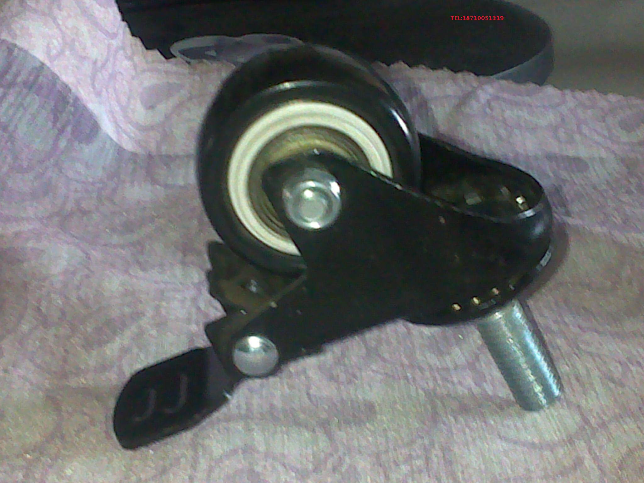 1 5 inch diameter 40mm polyurethane wire rod brake wheel high abrasion resistant universal wire buckle brake wheel