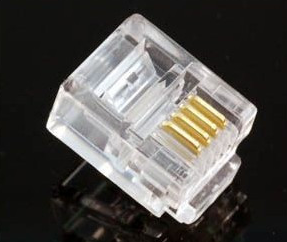 Authentic 6P4C Crystal Head RJ11 4-core Phone Crystal Head 4-core Phone Crystal Head 1000pcs