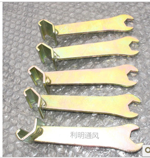 Galvanized co - plated air tube cartridge wrench flange wrench code corner wrench ventilation accessories