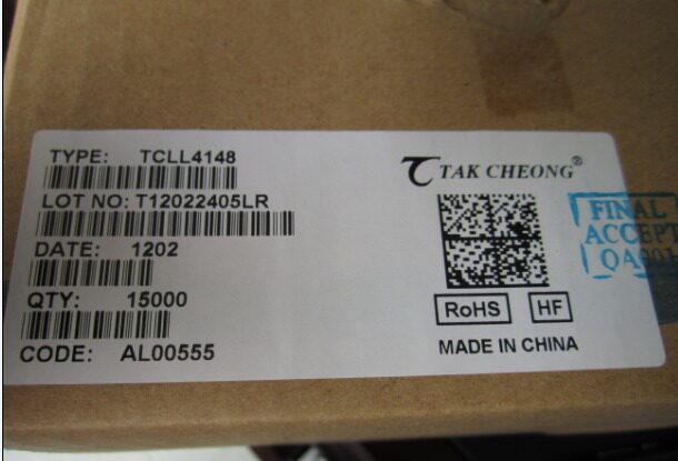 Brand new spot switch diode switch tube TCLL4148 1N4148