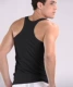 Kevin Fu Men Modal I-Watt Sports Vest Vest Vest Màu rắn tầng hầm Vest Nam - Áo vest