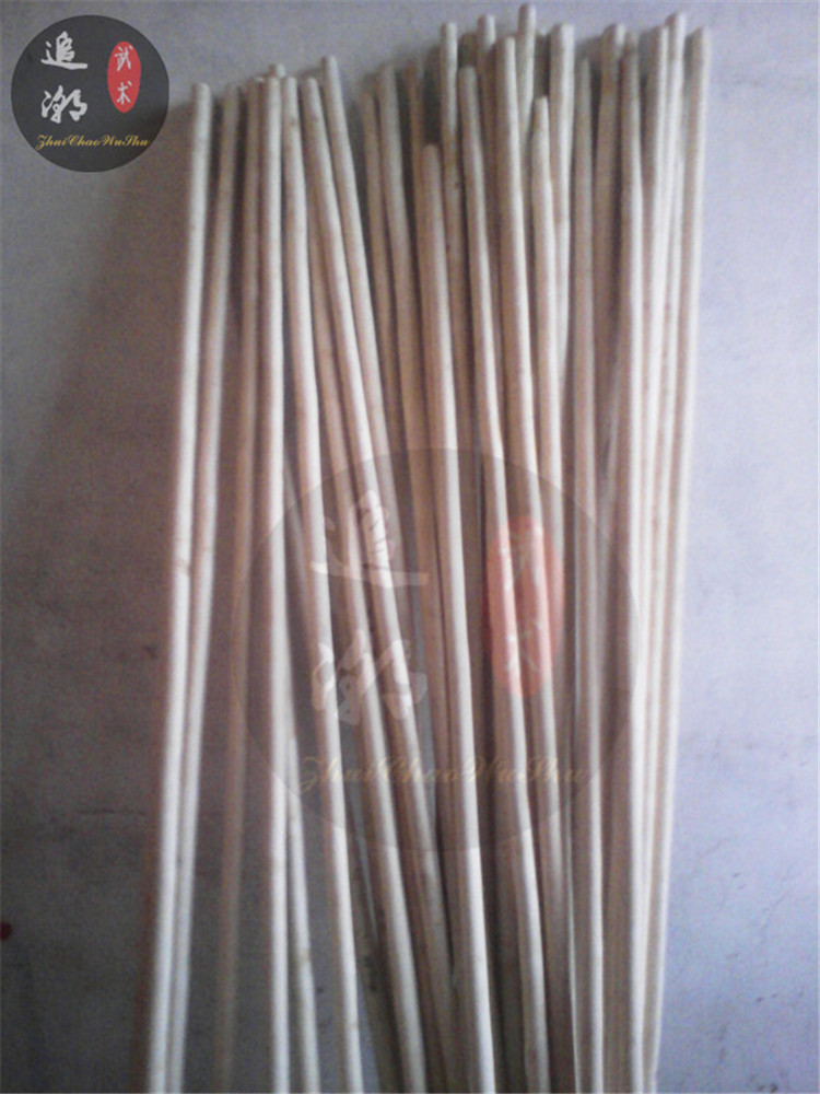 Yellow white wax rod performing training stick racing stick, red bar, gun bar, southern stick, Shaolin stick boutique